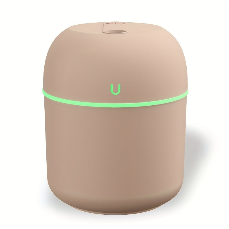 Humedificador portátil USB - Fabricante de niebla de escritorio ultra-quieto con aromaterapia inteligente, luz nocturna LED y pulverización nano para uso en casa, coche y oficina, ventilación de coche | Diseño elegante | Construcción de plástico, difusor
