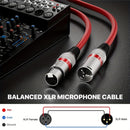 2 piezas, cable XLR de 7,62 metros y 10,67 metros - 2 piezas, cable XLR de 3 pines para micrófonos, mezcladores, estudios de grabación, podcasts, micrófonos de contenido de grabación, micrófonos de juego, micrófonos inalámbricos profesionales, utilizados