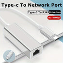 Adaptador De Red LAN Ethernet RJ45 A USB C De 10/100Mbps Compatible Con OS WIN, Para MacBook Pro/Air, IPad Pro, Dell XPS, Surface Laptop Y Mac Con USB C.