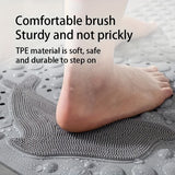 1pc Alfombra Antideslizante para Baño, Tapetes de Ducha con Ventosas, Alfombrilla Anti-Caída Lavable a Máquina con Agujeros de Drenaje, Alfombra de Masaje para Pies en la Ducha, Alfombra Doméstica para Suelo con Ventosas