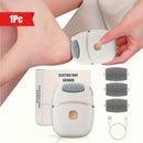 1 Lima Eléctrica para Pies/Removedor, 3 Cabezales de Repuesto, Exfoliador Automático Doméstico para Eliminar Callosidades Beige Claro, Cuidado y Mantenimiento de Pies y Uñas, Herramienta de Belleza para Pies Suaves, Dispositivo Portátil para Viajes. Afei