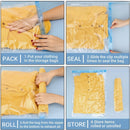 7 piezas: Bolsas de compresión para ahorrar espacio, sin necesidad de aspiradora o bomba, ideal para viajeros frecuentes, diseño para enrollar a mano, fácil de usar, bolsa de almacenamiento que cabe perfectamente en tu mochila, organización con separació