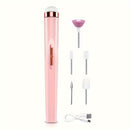 Kit de taladro eléctrico para uñas recargable por USB, máquina pulidora portátil, herramienta profesional multifuncional para manicura y pedicura
