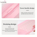1pc LUSLUKING Esterilizador Portátil para Herramientas de Uñas - Desinfección sin Batería para Instrumentos de Manicura (Cortaúñas, Tijeras, Pinzas), Estuche de Doble Capa y Almacenamiento, Material Hipoalergénico, Uso en Viajes y Salones, Diseño Compact