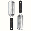 Lima de acero inoxidable para eliminar piel muerta, no requiere electricidad, libre de formaldehído, sin batería, no incluye adaptador de alimentación