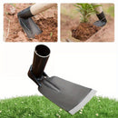 Pala de jardín de acero de manganeso de alta resistencia - Ideal para cavar suelo, desmalezar y plantar verduras y flores | Diseño robusto de cuchara de metal, dientes afilados para cavar de manera eficiente