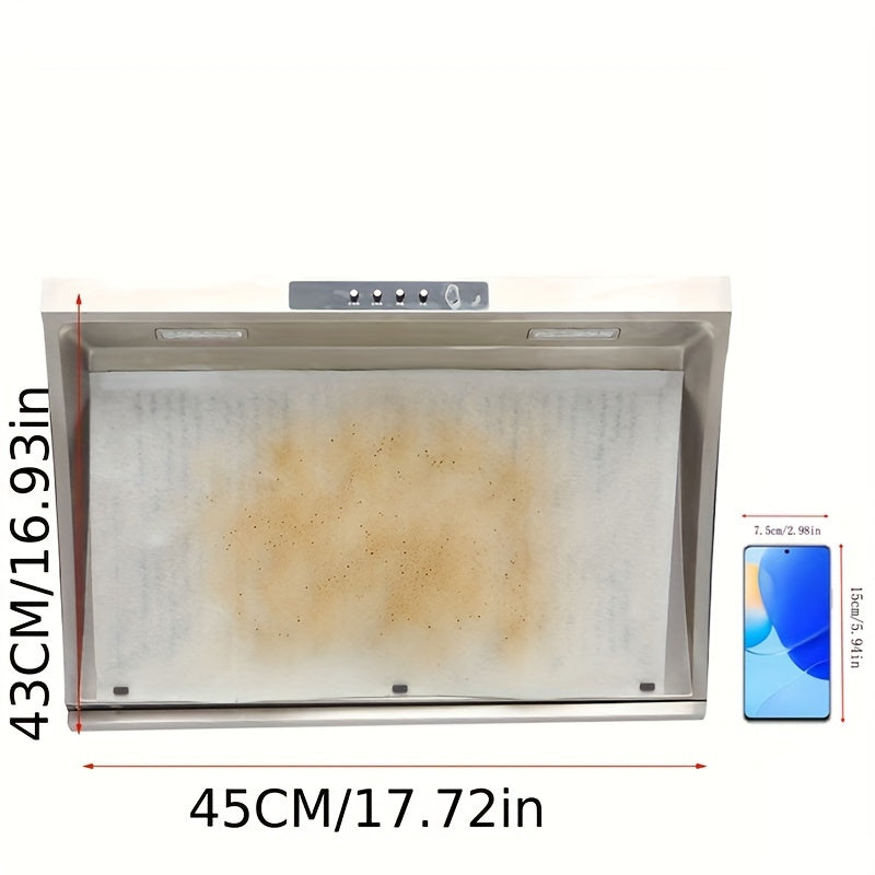 12/24pcs Filtros Desechables para Campanas de Cocina Antigrasa - Papel Absorbente con Diseño en Malla, Instalación Fácil, Compatible con la Mayoría de Campanas Estándar, Reduce Limpieza y Mantén Ventilación, Material Duradero