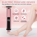 Exfoliador Eléctrico de Pies y Lijadora de Uñas Recargable - Dispositivo de Pedicura con Batería de Litio de Larga Duración, Sin Fragancia, USB, para Hogar, Viajes o Salón - Herramienta Profesional de Cuidado de Uñas, Diseño Elegante, Construcción de Alt