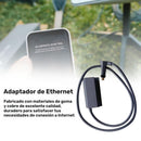 Adaptador Ethernet Starlink para Red Externa Cableada, Adaptador Ethernet Starlink para V2 Gen2, Adaptador Ethernet Starlink para Internet Satelital V2 con Placa Rectangular, Conexión Estable