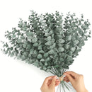 50 Tallos de Sauce Artificial para el Hogar, Ramos de Boda y Decoraciones Primavera-Verano – Ramas Plásticas Falsas para San Patricio, Pascua y Proyectos Artesanales