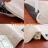 4 Juegos de sujetadores de alfombras, sujetadores de alfombras antideslizantes para pisos de madera, cinta antideslizante para alfombras, cinta antideslizante para alfombras antivuelcos, fijación de alfombras para el suelo del coche, cinta de gancho y bu