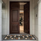 Elegante alfombra de cocina de mármol, alfombra rectangular ligera de poliéster, lavable en máquina, versátil para decoración de cocina, baño, dormitorio y pasillo, alfombra para el suelo de la cocina