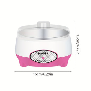 Mini Hacedor de Yogur DIY, máquina multifuncional para natto, diseño compacto, calefacción tridimensional 360°, fermentación a temperatura constante, enchufe estándar americano, revestimiento interior de acero inoxidable, capacidad de 33.814 onzas, regal