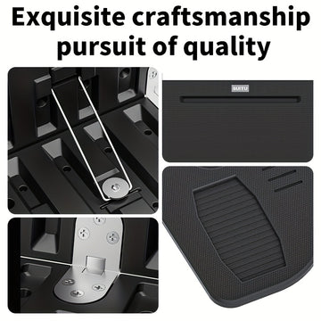 Escritorio Pequeño Multifuncional para Coche, Mesa de Computadora de Oficina de Viaje, Mesa Plegable para Comedor, Escritorio Portátil con Almacenamiento