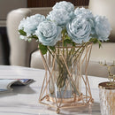 Jarrón de lujo minimalista estilo nórdico para flores frescas, ideal para cultivo en agua y decoración con flores artificiales, perfecto para realzar la decoración de salas y mesas de comedor en uso diario