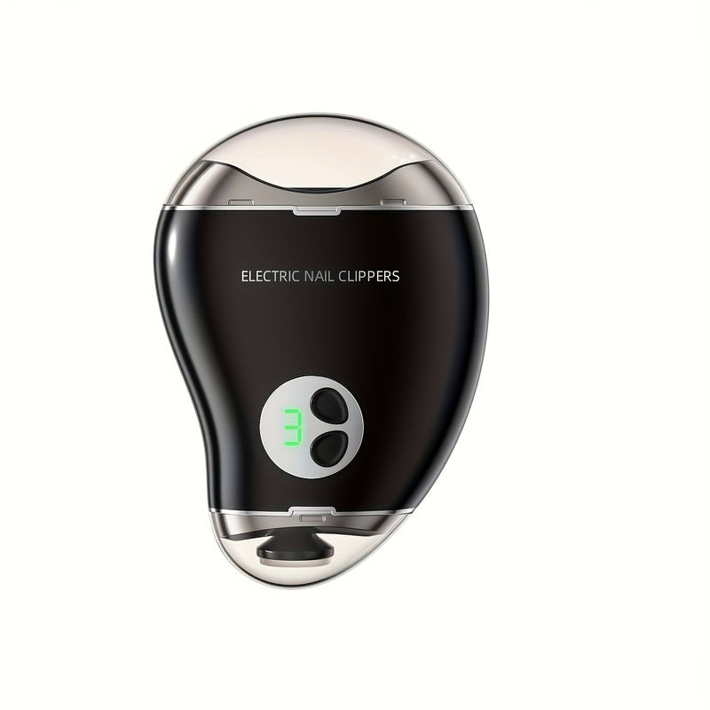 XUMTOM 2 en 1, cortador y lijadora de uñas eléctricas, profesional y para uso doméstico, luz LED, recargable, regalo ideal para adultos, esenciales para el cuidado de las uñas de la familia, esenciales para el cuidado de las uñas | Cuidado de las uñas mo
