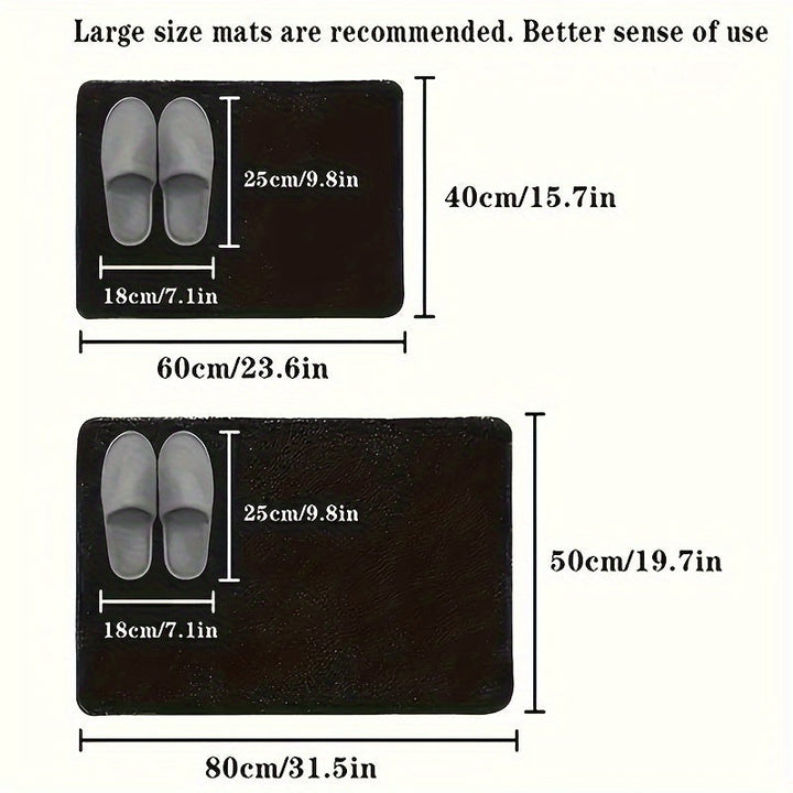 1 alfombra antideslizante para baño con diseño de margaritas en imitación de cachemira, absorbente, súper suave y mullida, ideal para lavandería, entrada o decoración del hogar