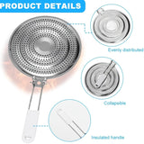 Soporte para Ollas de Acero Inoxidable Duradero de 1 Pieza - Doble Capa, Estante de Almacenamiento Térmico para Sartenes y Tapas, con Diseño de Tubo Redondo Engrosado, Ideal para la Organización de Utensilios de Cocina, Estante para Ollas de Cocina