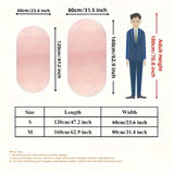 1 pieza de alfombra esponjosa ovalada de 1 cm de grosor, pelo fino, suave y antideslizante, para dormitorio, sala de estar, decoración del hogar, tamaño 80x160 cm o 60x120 cm