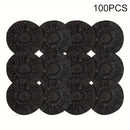 100 Piezas Fundas Desechables de Nailon Negras para Micrófono, Cubiertas de Tela No Tejida para Limpieza y Protección, Accesorio Higiénico para Escenarios | Diseño de Malla Protectora para Equipo de Audio Profesional