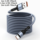 【Nuevo producto de moda】Cable de carga rápida USB-C con diseño moderno y trenzado en nailon resistente, compatible con for Samsung S23, S22, S21, One Plus, Xiaomi y otros dispositivos - Transmisión de datos incluida (100.58cm/149.35cm/201.17cm)