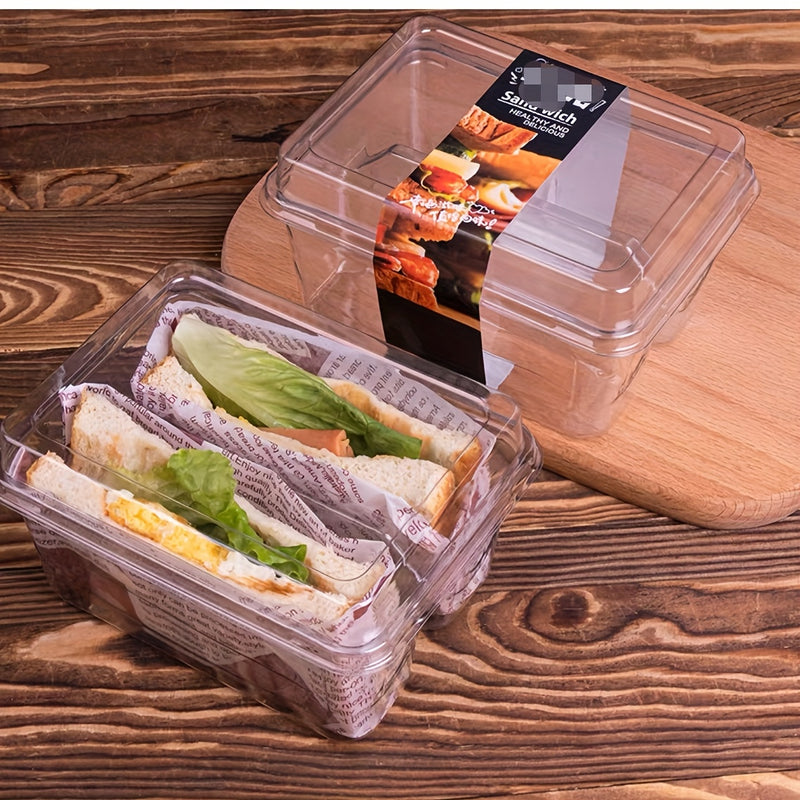 Caja de embalaje de 13 piezas para paquetes de pan, caja de embalaje de pan, caja de conservación de tostadas, caja de embalaje de alimentos refrigerados, caja de embalaje para llevar de grado alimenticio.