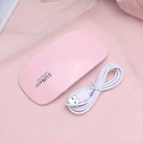 1/5/10pcs Lámpara Secadora de Uñas - Luz Plegable Portátil para Secado Rápido, Alimentada por USB con Adaptador, Rosa y Blanca, Para Uso en Casa y Salón, Cuerpo Ligero de Plástico, Diseño Compacto, Construcción Duradera, Manicura DIY