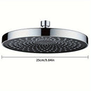 1 cabezal de ducha de alta presión, rociador de ducha de lluvia de gran tamaño de 9.84 pulgadas, herrajes para baño, accesorios para baño, disfrute de una experiencia de baño de lujo