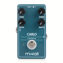 MOVALL MP112 Carlo Chorus Pedal de Efectos para Guitarra Analógica - Aleación de Aluminio, Diseño Azul y Blanco, Control de Manivela, No Requiere Batería, Ideal para Actuaciones en Vivo y Sesiones de Grabación, Accesorio para Actuaciones en Vivo | Pedal