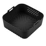 1/2 piezas de funda de silicona para freidor de aire de 8,8 pulgadas para freidor de aire de 5,5 a 7 tazas, resistente al calor y fácil de limpiar, bandeja de silicona para freidor de aire Ninja AF181, AF180, AF141, AF140, Philips HD9270