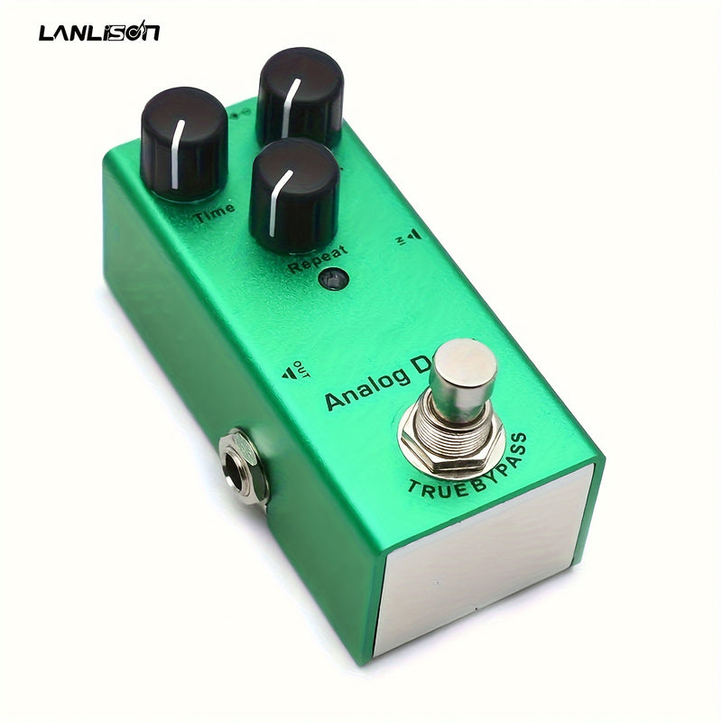 Mini Pedal De Efectos De Guitarra Eléctrica, Con Retardo Analógico, Tipo Único, Cc 9 V, Bypass Real, Equipado Con Cable De Refuerzo USB 5 V A 9 V