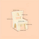 Juego de Mesa y Silla para Niños con Respaldo, Banco de Plástico de Alta Calidad, Popular Set de Jardín Infantil, Taburete Exterior