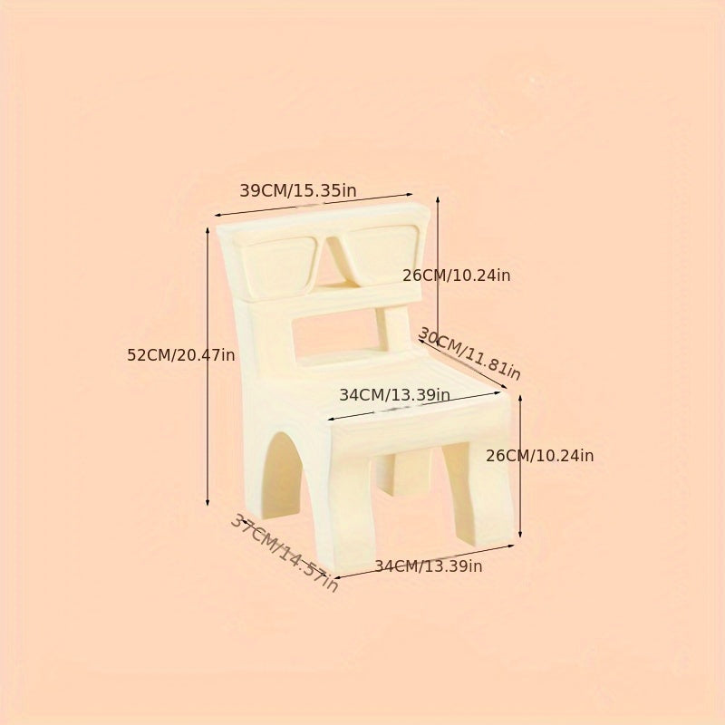 Juego de Mesa y Silla para Niños con Respaldo, Banco de Plástico de Alta Calidad, Popular Set de Jardín Infantil, Taburete Exterior