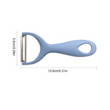 Cuchilla afilada de acero inoxidable, peladora y picadora de verduras y frutas de acero inoxidable - Muy adecuada para papas, col, melones, etc. - Fácil de usar, apta para lavavajillas - Herramienta esencial de cocina