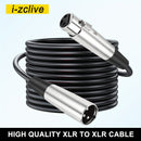 Cable de Audio Xlr Premium I-Zclive - Aleación de Zinc Duradera, Cable de 3 Pines Equilibrado para Micrófono y Altavoz para Equipos de Grabación, Preamplificadores y Estaciones de Radio