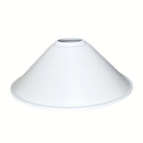 Pantalla de Lámpara de Metal de Estilo Industrial Moderno - Diseño Versátil de Cono de Hierro para Colgantes de Techo y Accesorios de Iluminación