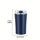 Molino eléctrico de 8 cabezas de acero inoxidable para café, portátil y multifuncional, con alimentación eléctrica, 22,000 RPM, enchufe de EE. UU., no aplica batería, forma irregular, ideal para moler granos y polvos, molino de café para cocina.