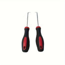 Conjunto de 2 piezas de ganchos especiales para lavadoras de pulsador, extractores de chasis, herramientas de desmontaje de limpieza y reparación de electrodomésticos, artefactos de destornillador