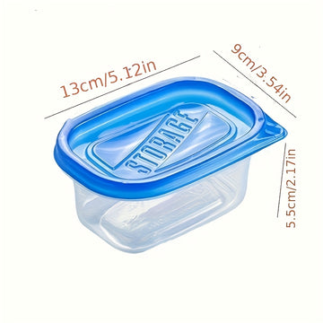 Juego de 10 recipientes reutilizables para almacenar alimentos con tapas herméticas, libres de BPA, ideales para cocina, oficina, escuela y picnics, seguros para lavavajillas y microondas