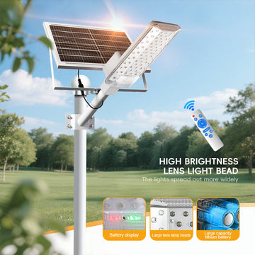 Luz solar para pared exterior, potente lámpara solar LED para caminos, iluminación portátil con sensor de movimiento y batería de litio 4000mAh/6000mAh, sensor infrarrojo, cubierta de plástico, control remoto - Ideal para patios, garajes, bodegas, áreas