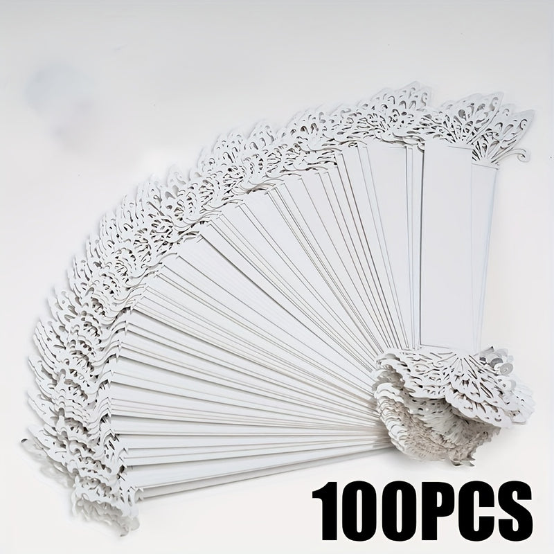 50/100 piezas, anillos para servilletas de mariposa, anillos para servilletas de decoración de cumpleaños, granja, boda, restaurante, hotel, Día de San Valentín, banquete, decoración de mesa de bufé, regalos de fiesta, decoración de mesa familiar