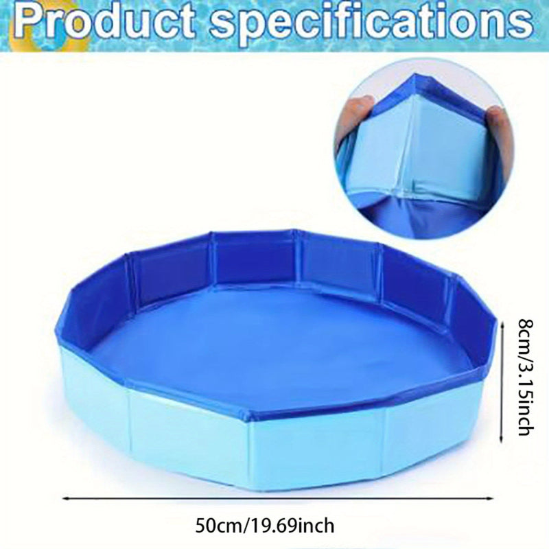 Baño de Pies Portátil Plegable para Camping Interior y Exterior