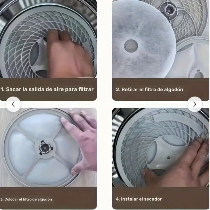 12pcs Filtros de Escape para Secadora - Filtro de Pelusa de Tela para Reemplazo de Secadora, Filtro de Escape Universal para Secadora