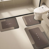Conjunto de 3 Piezas de Accesorios de Baño: Alfombrillas de Baño Ultra Absorbentes - Antideslizantes, Secado Rápido, Fácil Limpieza - Perfectas para la Entrada, la Ducha y la Lavandería