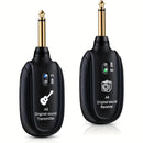 Sistema de Guitarra Inalámbrico con Batería Recargable - Transmisor y Receptor para Acústica, Bajo, Violín, Teclado e Instrumentos Eléctricos - ABS Duradero, Negro