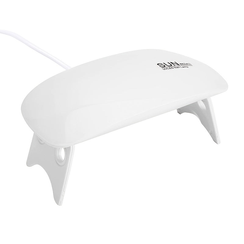 Secador de uñas SUNmini /LED - Máquina de curado de esmalte de gel Micro USB, 3 cuentas LED, plástico, equipo de arte de uñas, herramienta de cuidado de uñas | Lámpara de uñas moderna | Construcción de plástico, secador de uñas