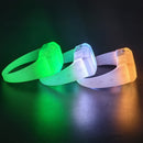 6 piezas de modelo de botón (varias estilos disponibles) Pulsera LED con luz, festival de música, concierto, banda de apoyo, accesorios de animación, 15 colores de luz cambiantes, adecuado para iluminación de escenario