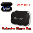 Bolsa De Almacenamiento Con Cremallera De 1 Pieza, Cubierta De Pulso Para La Yema Del Dedo, Protector De Silicona Especialmente Diseñado, Estuche Flexible, Hogar Resistente Al Desgaste Para Viajes