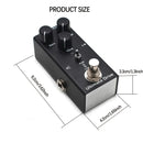 Pedal de efecto para guitarra eléctrica con sobreimpulso extremo, distorsión americana, coro analógico, DC 9V, bypass verdadero con cable de aumento de 5V a 9V USB.