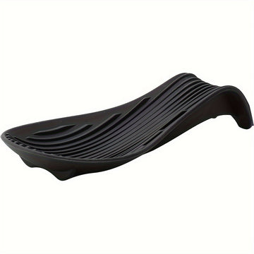 Juego de descanso de cuchara de silicona para utensilios de cocina, soporte de cuchara resistente al calor para la encimera, almohadilla para espátula y cucharón, antideslizante, organizador duradero de herramientas de cocina, 1 paquete